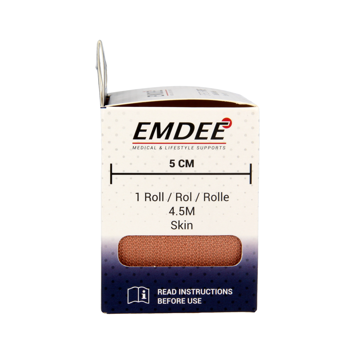 Emdee Easystretch tape 5cm x 4.5m 1.00 Stuks