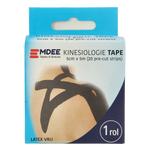Emdee Kinesio tape zwart pre cut 1 Stuks