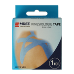 Emdee Kinesio tape licht blauw non cut 1.00 Rol