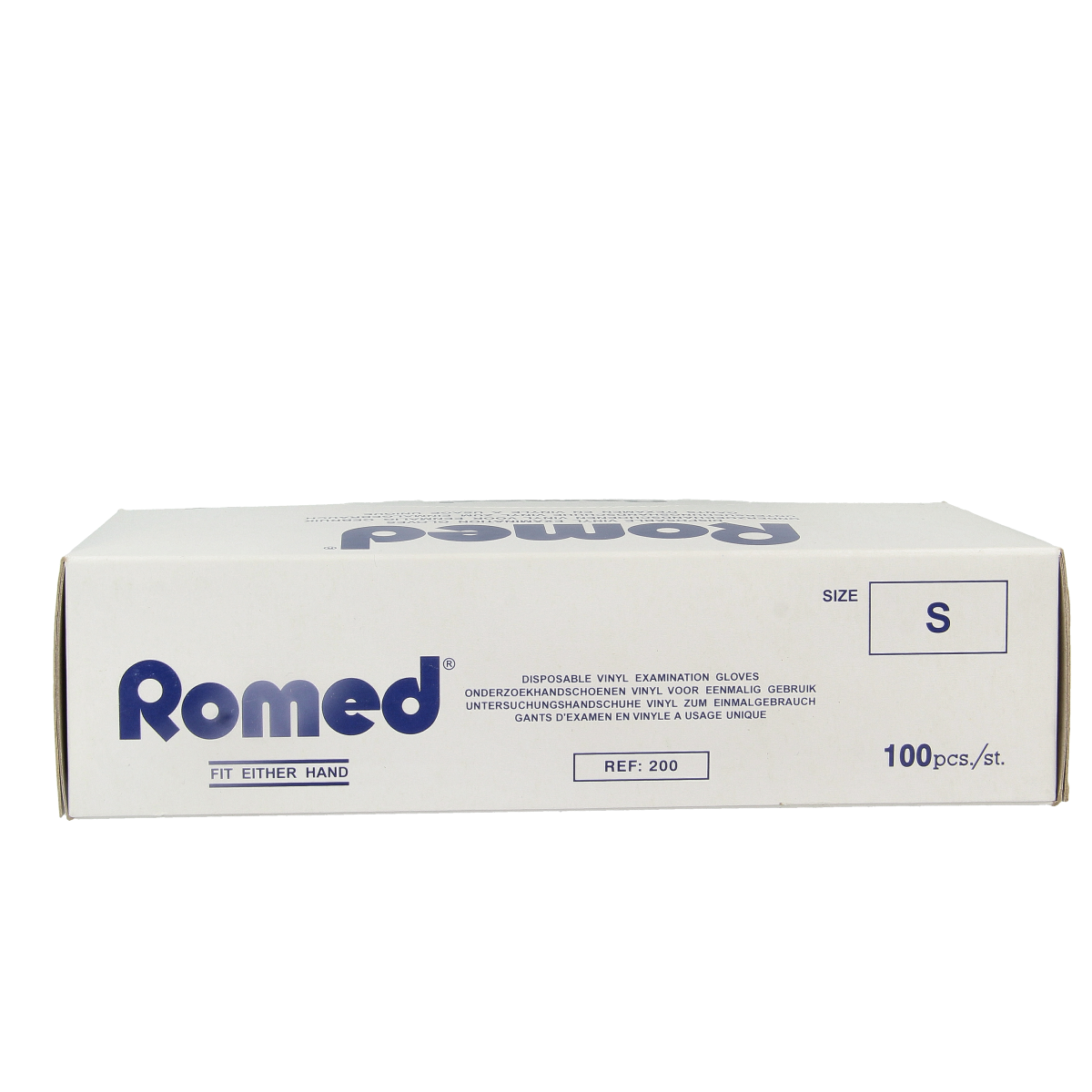 Romed Vinyl handschoen niet steriel gepoederd S 100.00 Stuks