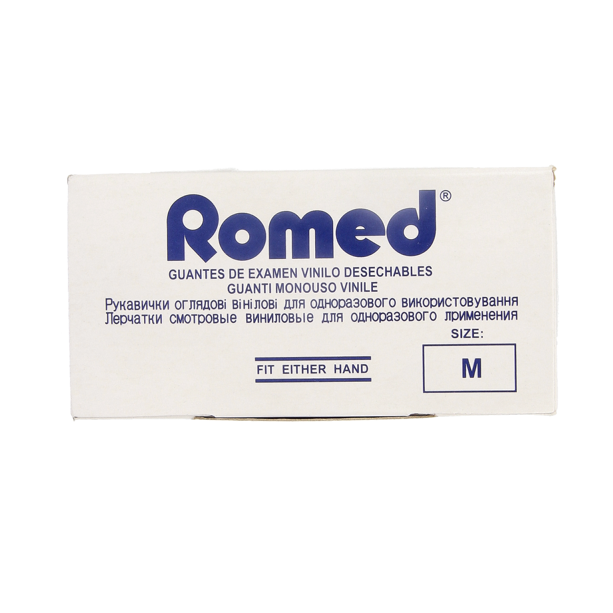 Romed Vinyl handschoen niet steriel gepoederd M 100.00 Stuks