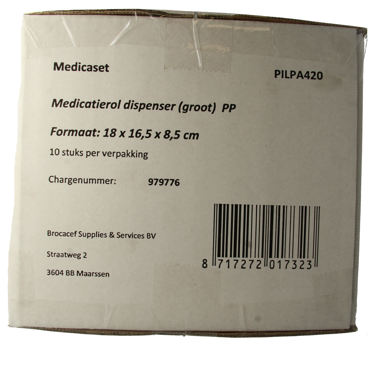 Medica Medicatieroldispenser groot PP 10.00 Stuks
