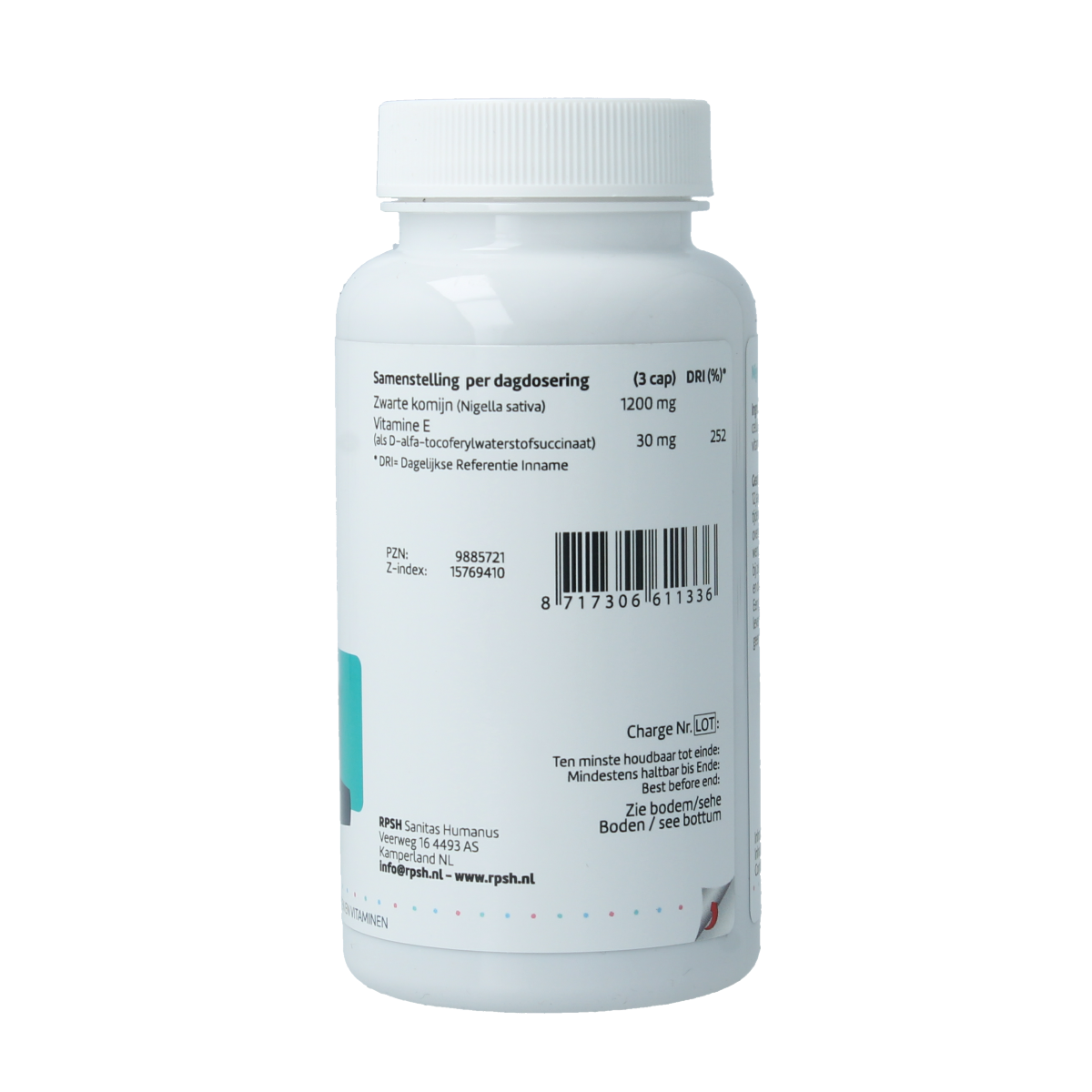 RPSH Sana Intest Nigella sativa (Zwarte komijn) 90.00 Capsules