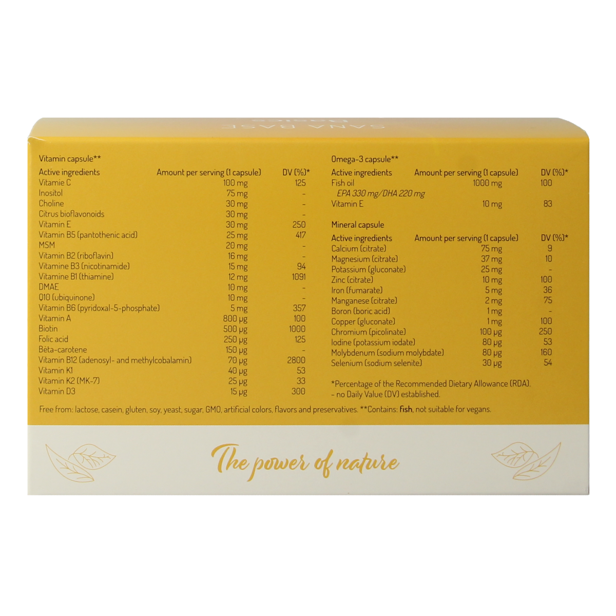 RPSH Sana Base Basics 93.00 Capsules