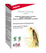 Activo Power ginseng 3000 60.00 Vegetarische capsules