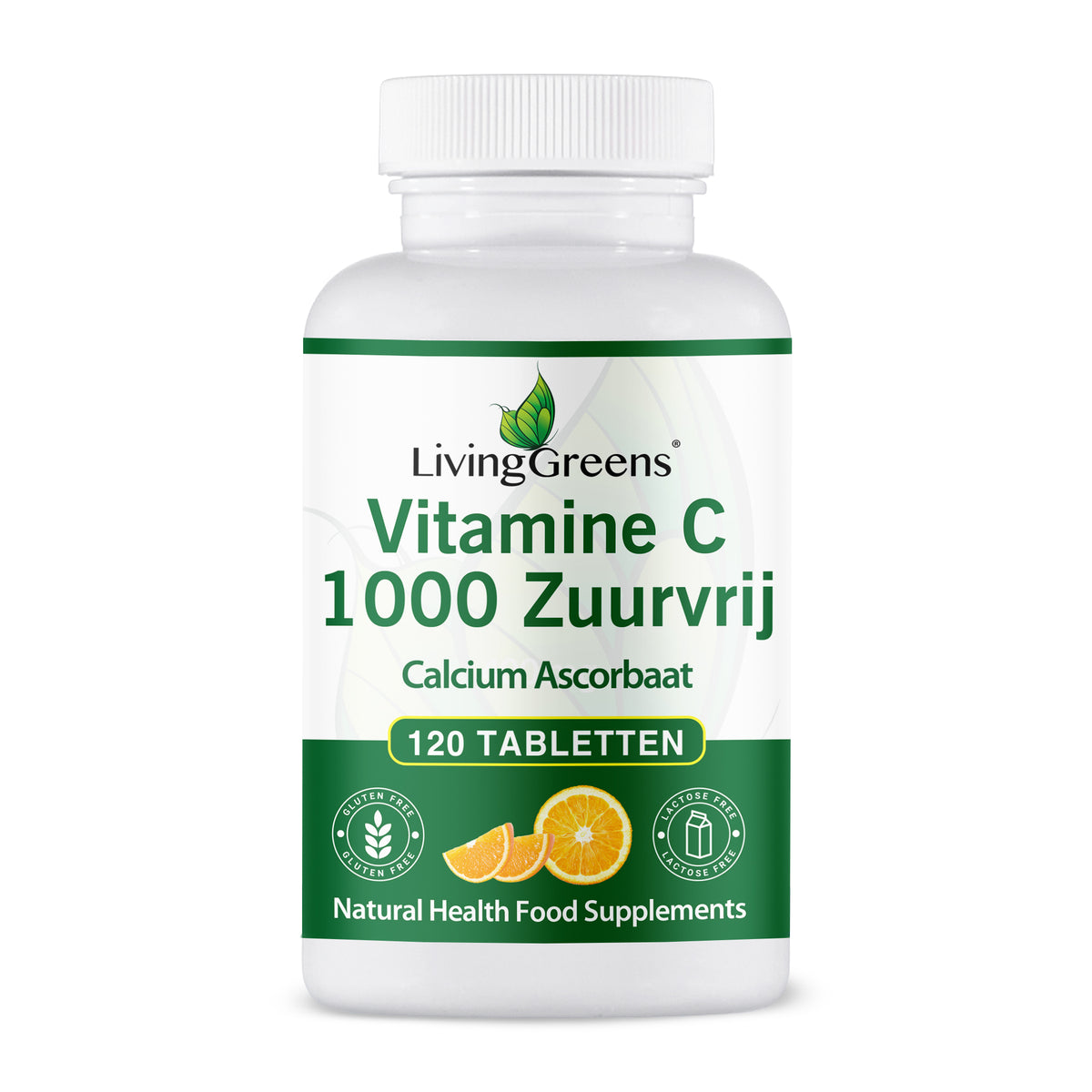 Livinggreens Vitamine C 1000 zuurvrij 120.00 Tabletten