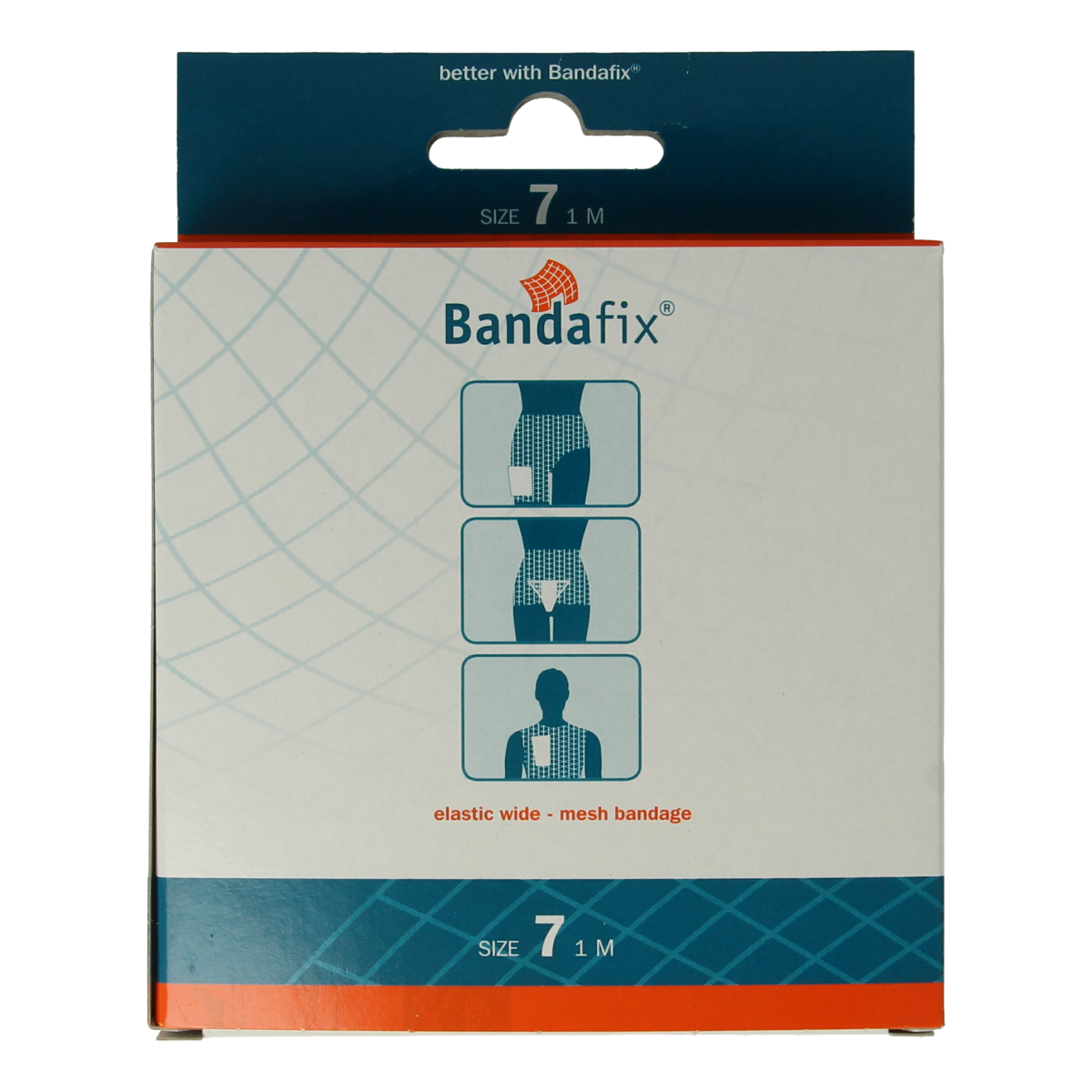 Bandafix Nr. 7 Borst-rug-dijbeen-onderlichaam-heup 1 meter 1.00 Stuks
