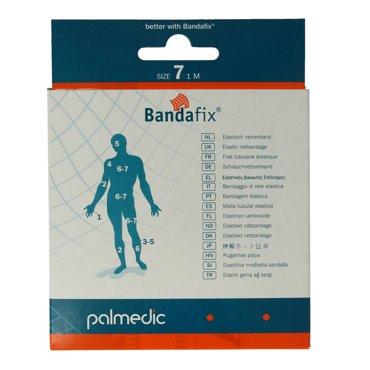 Bandafix Nr. 7 Borst-rug-dijbeen-onderlichaam-heup 1 meter 1.00 Stuks