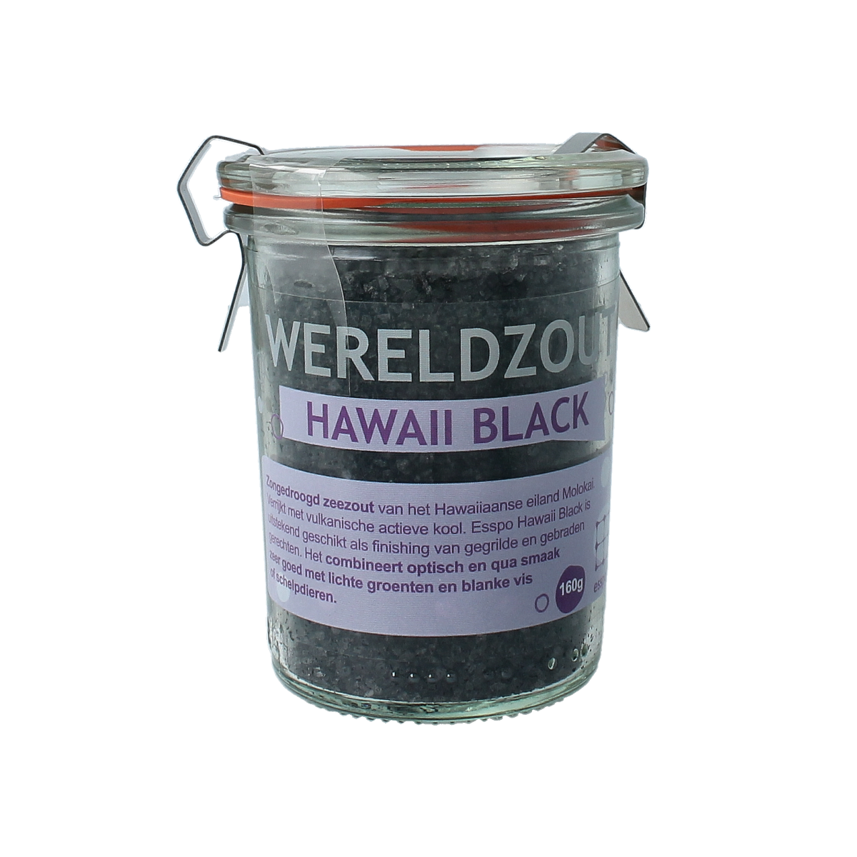 Esspo Wereldzout Hawaii black glas 160.00 Gram