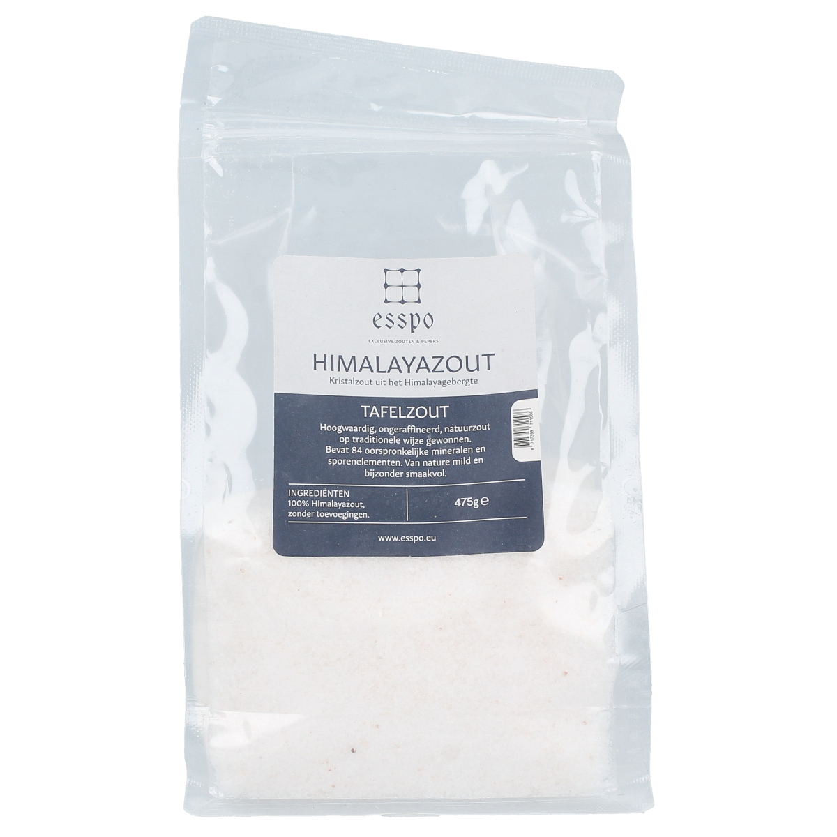 Esspo Himalayazout tafelzout wit fijn navulverpakking 475.00 Gram