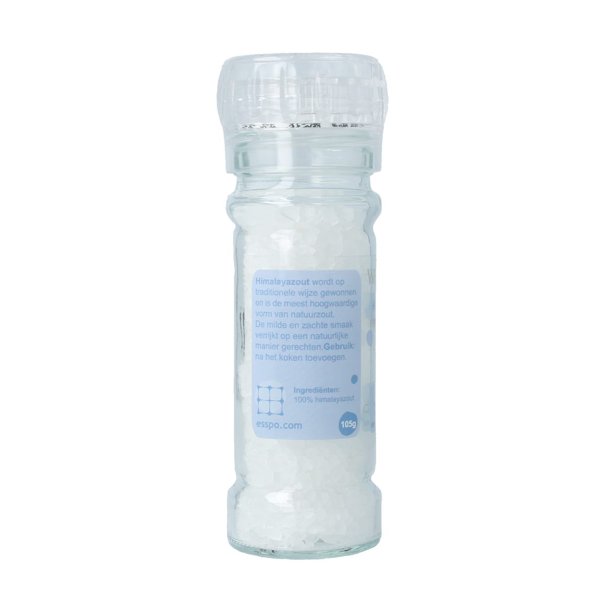 Esspo Wereldzout Himalayazout wit molen hervulbaar 105.00 Gram
