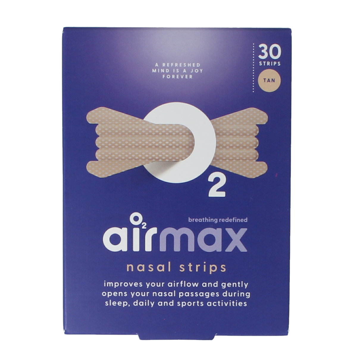 Airmax Nasal strips  tan 30.00 Stuks
