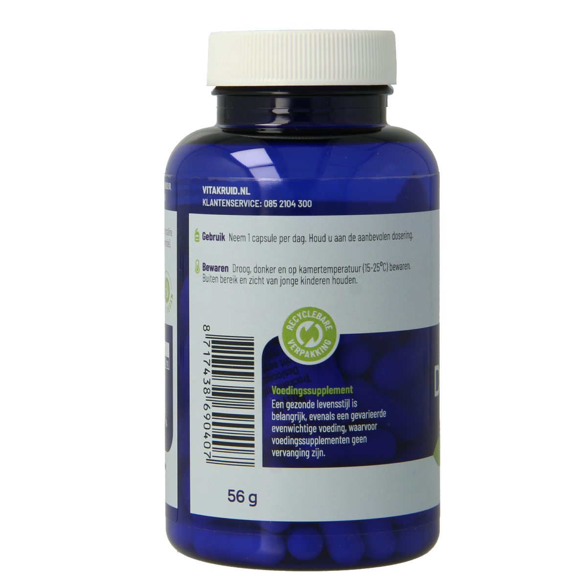 Vitakruid D-Mannose 500 gewonnen uit Cranberry 90.00 Vegetarische capsules