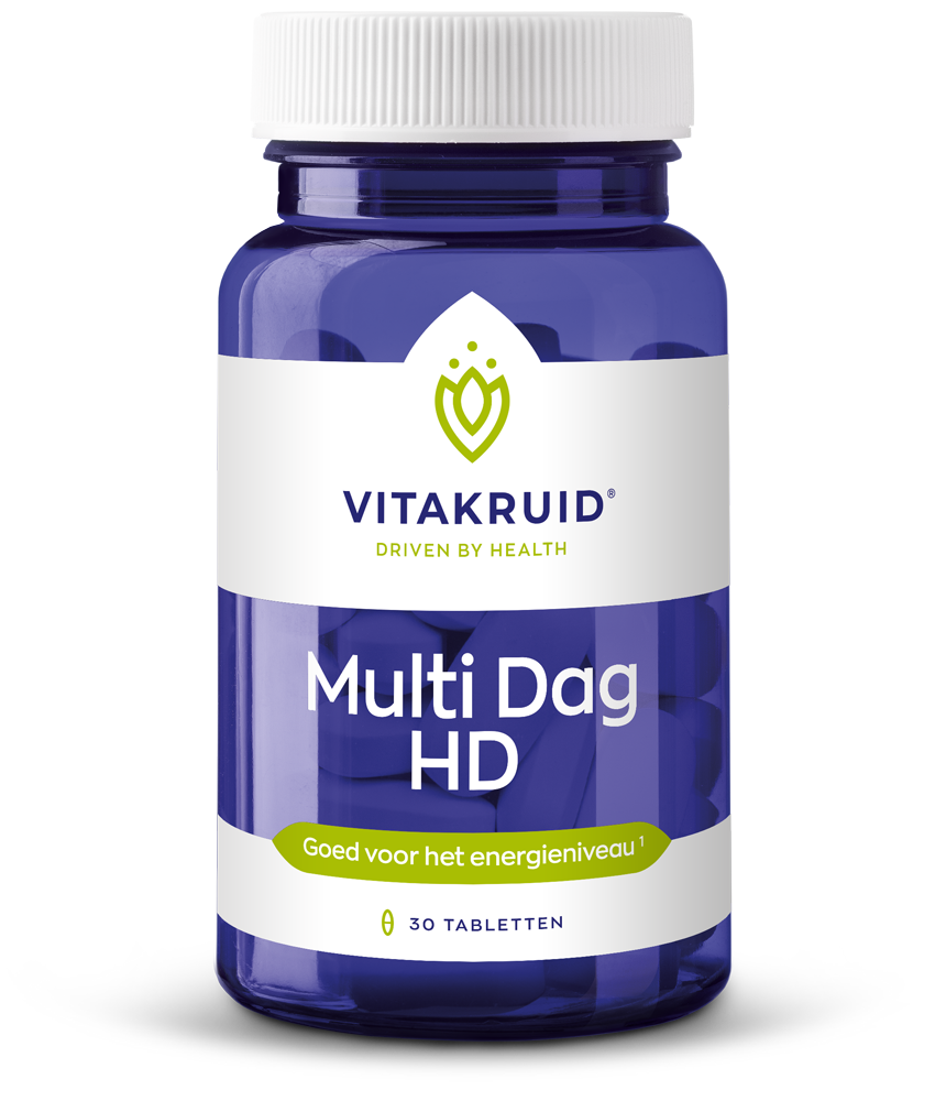 Vitakruid Multi Dag HD 100% Vegan 30.00 Tabletten