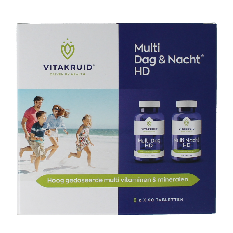 Vitakruid Multi Dag & Nacht HD 2 x 90 180 Tabletten