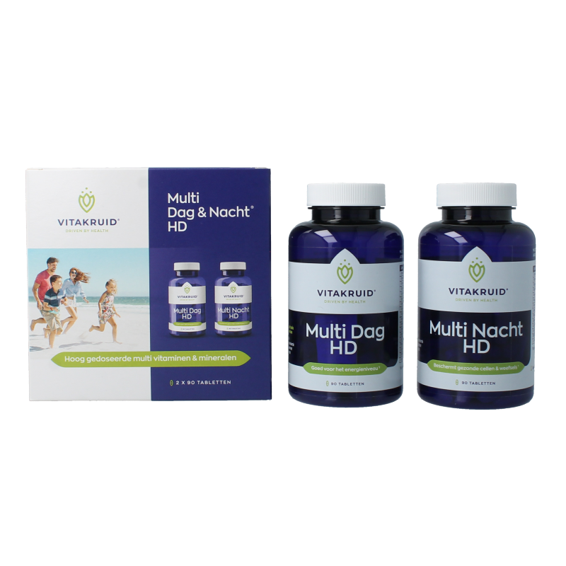 Vitakruid Multi Dag & Nacht HD 2 x 90 180 Tabletten