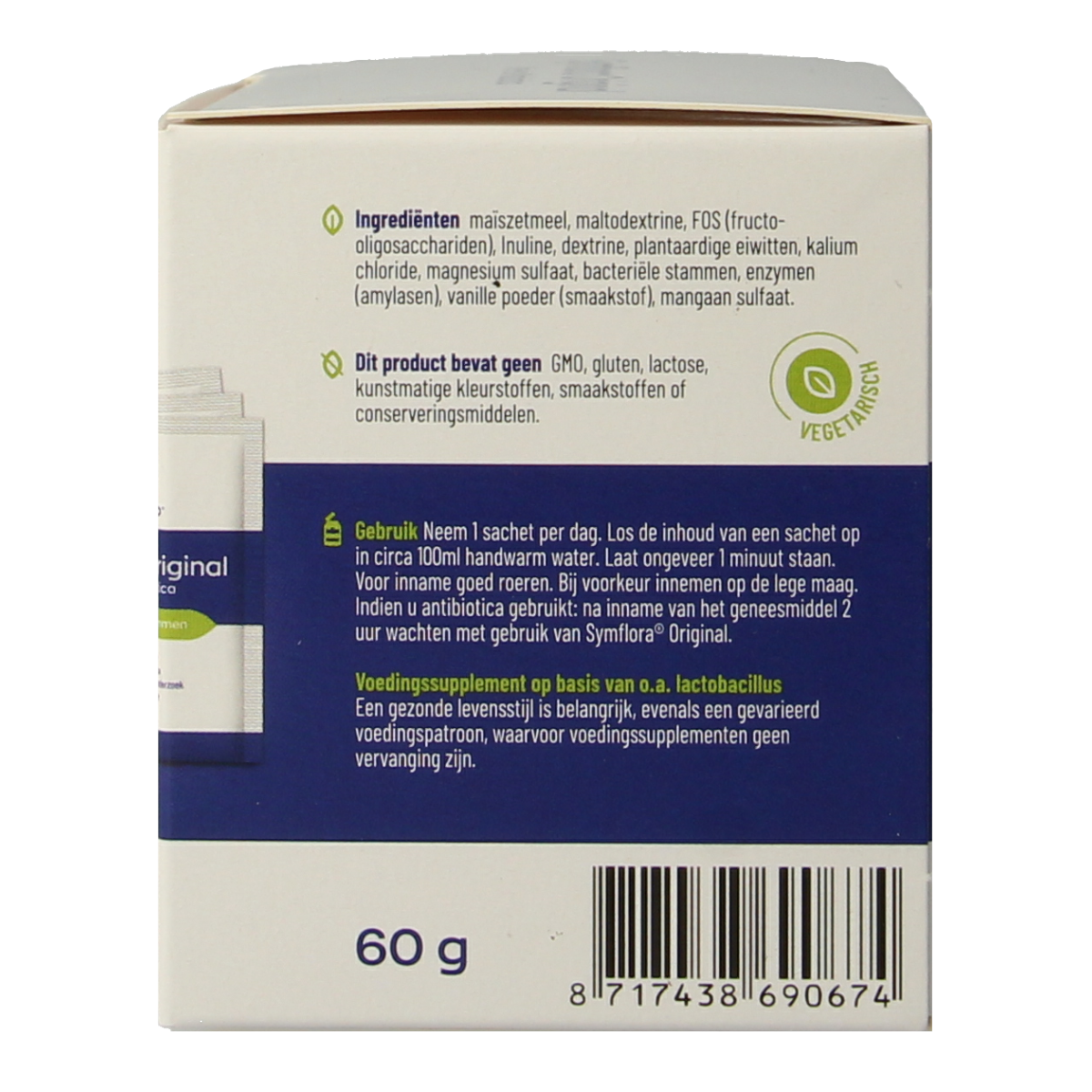 Vitakruid Symflora Original Pre- en Probiotica 8 stammen 30.00 Sachets
