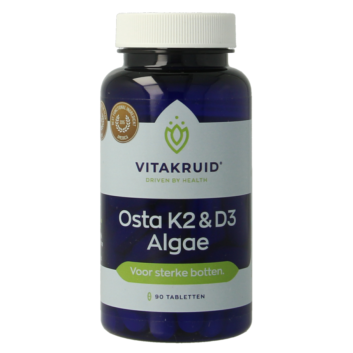Vitakruid Osta K2 & D3 Algae met Calcium & Magnesium 90.00 Tabletten