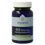 Vitakruid B12 5000 mcg Actief Methylcobalamine 60.00 Smelttabletten