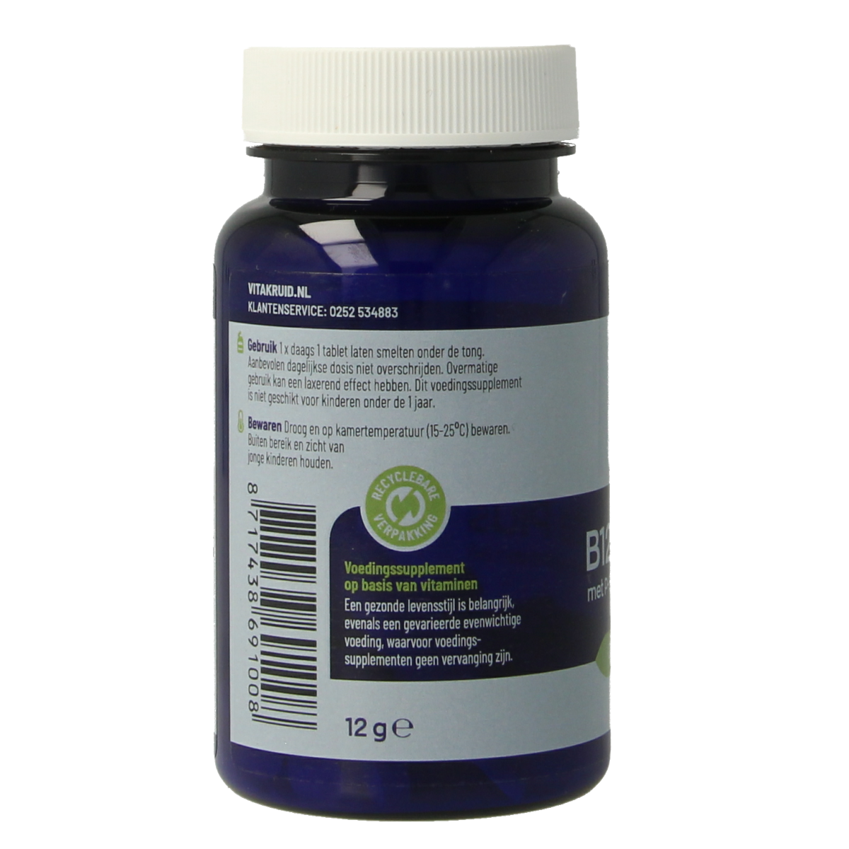 Vitakruid B12 Forte Plus 3.000 met P-5-P 60.00 Smelttabletten