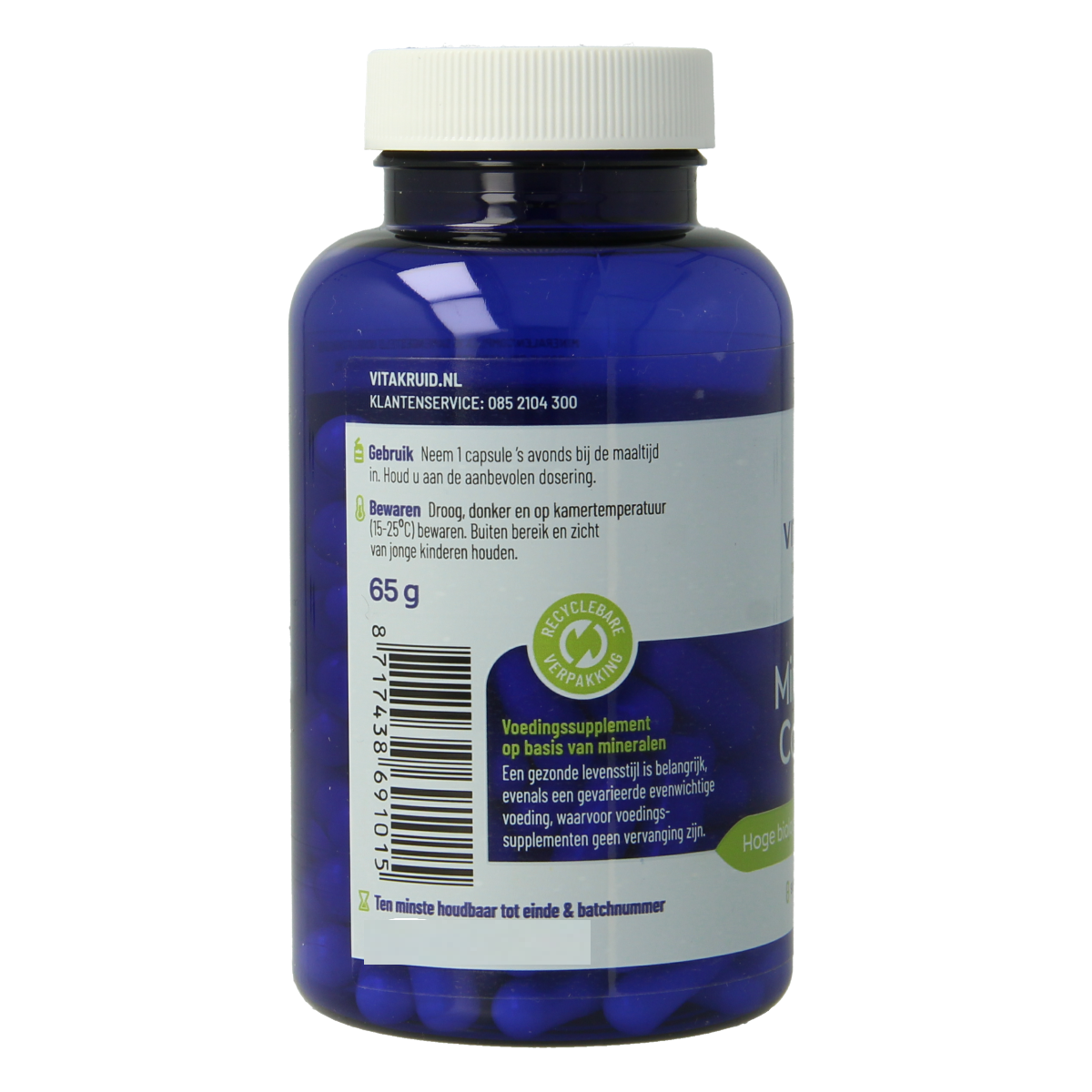 Vitakruid Mineralen Complex met 12 verschillende mineralen 90.00 Vegetarische capsules