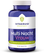 Vitakruid Multi Nacht Vrouw 100% Vegan 90 Tabletten