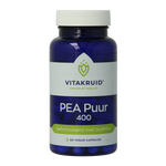 Vitakruid PEA Puur 400 OptiPEA Palmitoylethanolamide 60 Vegetarische capsules