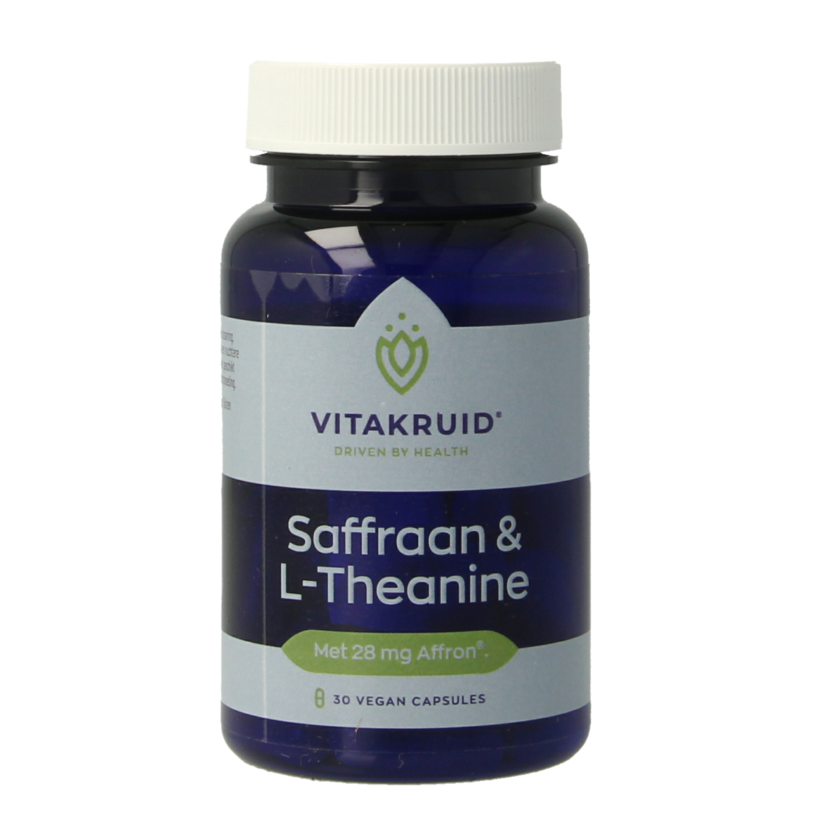 Vitakruid Saffraan 28mg (Affron) & L-Theanine 30.00 Vegetarische capsules