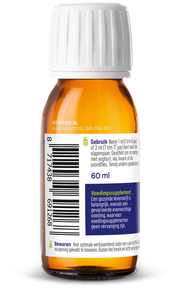 Vitakruid Multi Nacht Junior 100% Vegan 60.00 Milliliter