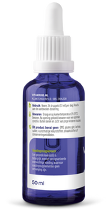 Vitakruid Vegan Omega 3 algenolie 1250 tryglyceriden 500 DHA 50.00 Milliliter