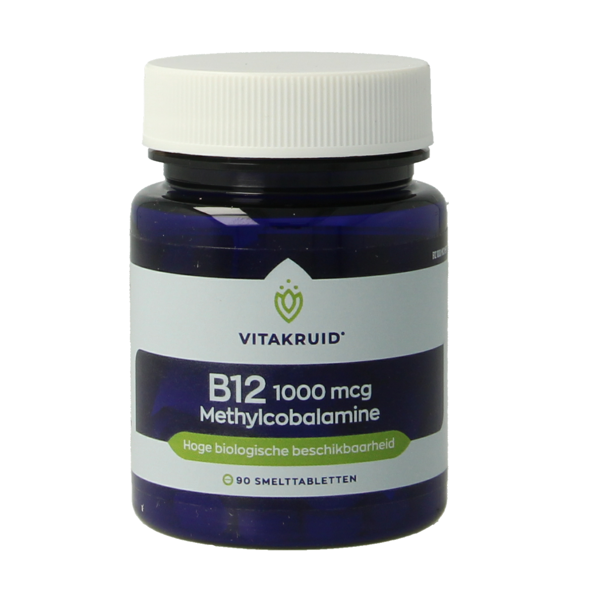 Vitakruid B12 1000 mcg Actief Methylcobalamine 90.00 Smelttabletten