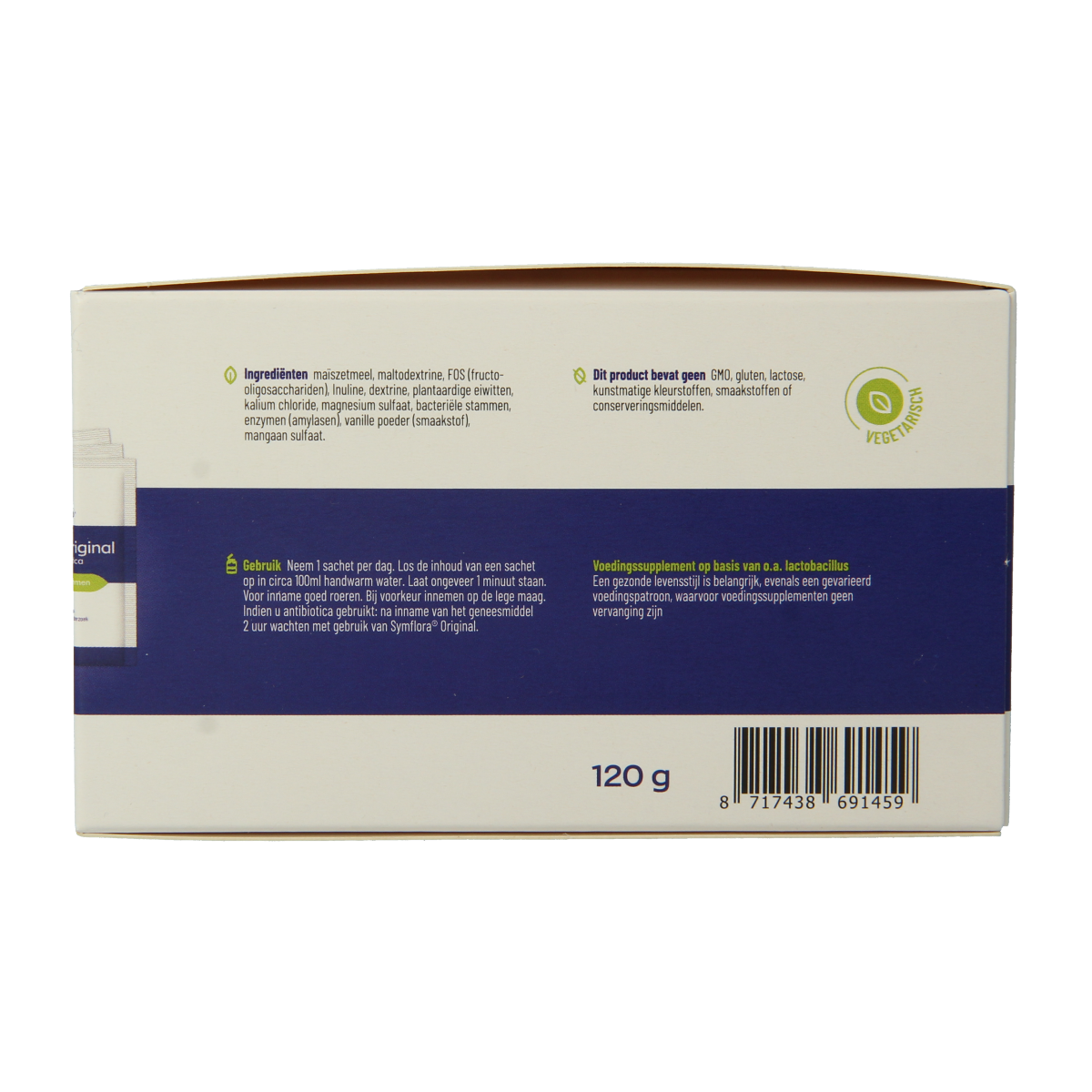 Vitakruid Symflora Original Pre- en Probiotica 8 stammen 60.00 Sachets