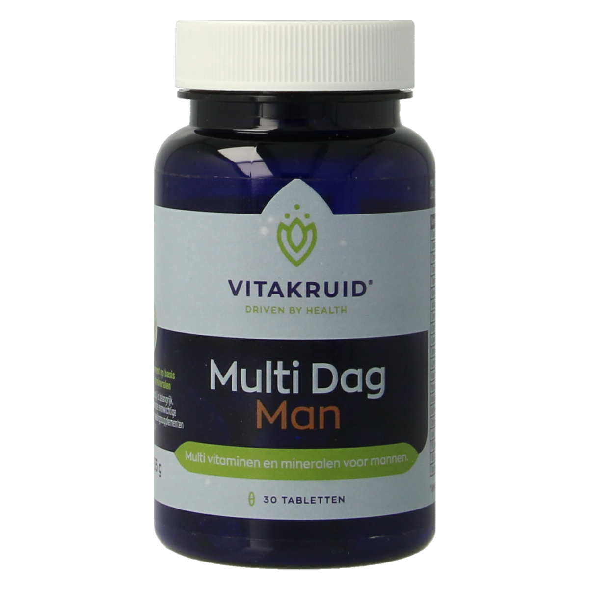 Vitakruid Multi Dag Man 100% Vegan 30.00 Tabletten