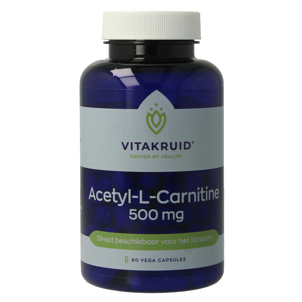 Vitakruid Acetyl-L-Carnitine 500mg 90.00 Vegetarische capsules