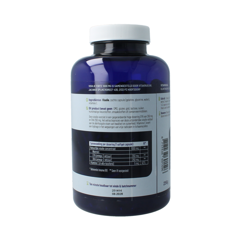 Vitakruid Visolie Forte 1000 TG 180 Softgels