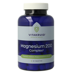 Vitakruid Magnesium 200 Complex Tauraat Malaat Bisglycinaat 90.00 Tabletten