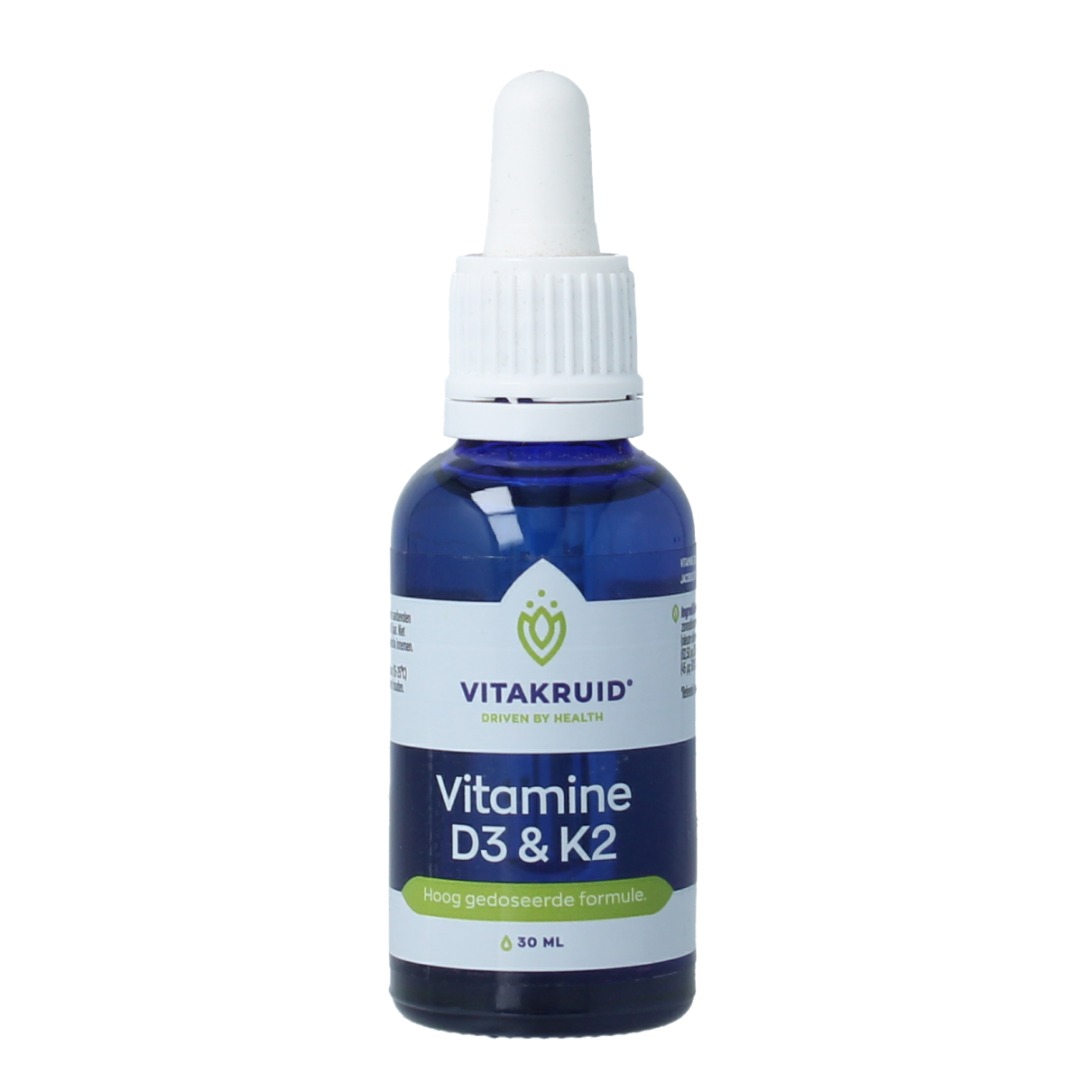 Vitakruid Vitamine D3 & K2 (MenaQ7) met druppelpipet 30.00 Milliliter