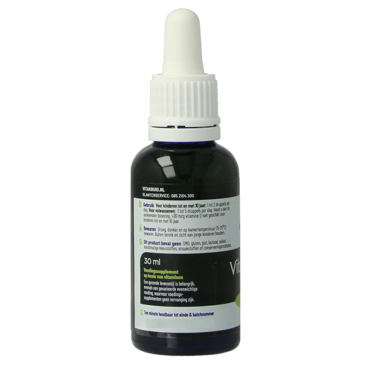 Vitakruid Vitamine D3 Vegan Vitashine 5 mcg per druppel 30.00 Milliliter