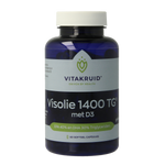 Vitakruid Visolie 1400 TG Triglyceriden met D3 60.00 Softgels