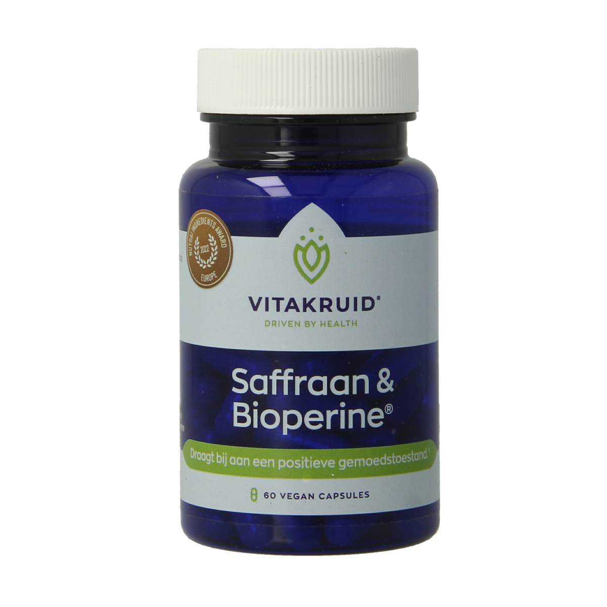 Vitakruid Saffraan 28 mg (Affron) & Bioperine 60.00 Vegetarische capsules
