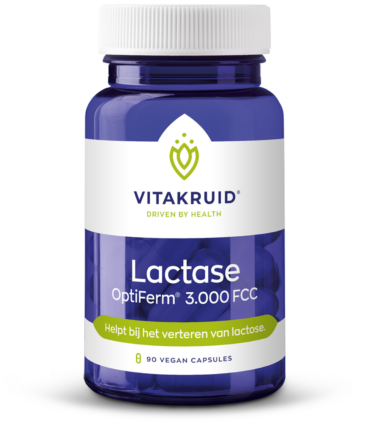 Vitakruid Lactase enzym OptiFerm 3.000 FCC 90.00 Vegetarische capsules