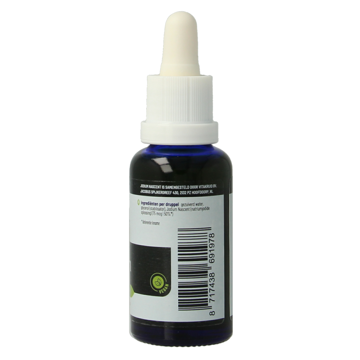Vitakruid Jodium Nascent (Natriumjodide) Druppels Vloeibaar 30.00 Milliliter