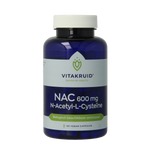 Vitakruid NAC 600 mg N-Acetyl-L-Cysteine 90.00 Vegetarische capsules