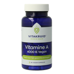 Vitakruid Vitamine A Retinol Acetaat 4000 IE Vegan 90.00 Vegetarische capsules