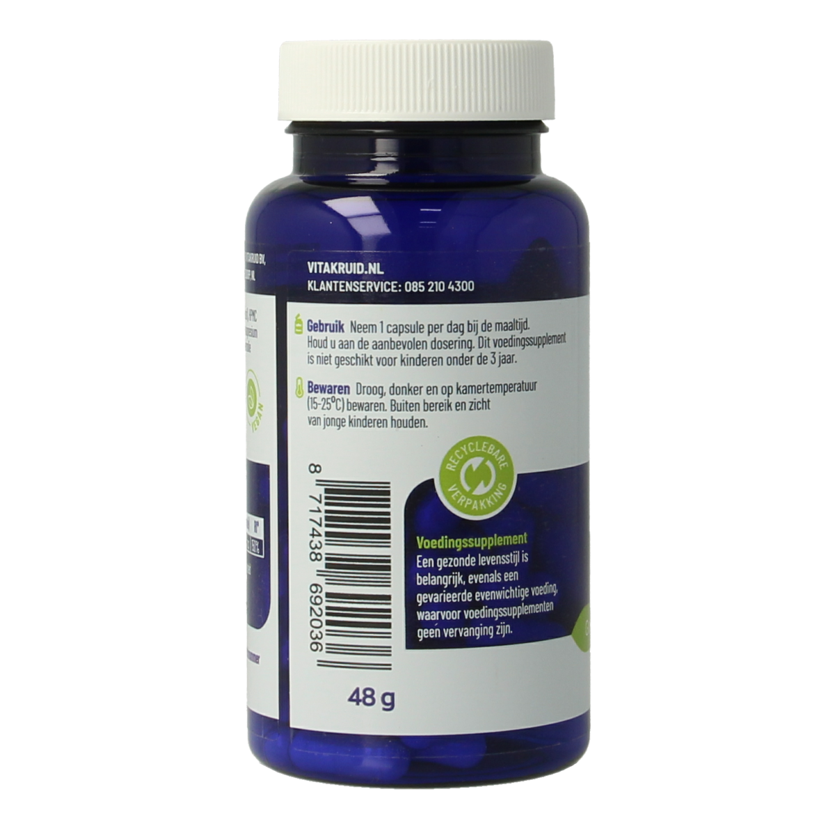 Vitakruid Vitamine A Retinol Acetaat 4000 IE Vegan 90.00 Vegetarische capsules
