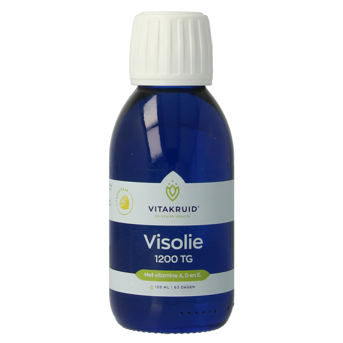 Vitakruid Visolie 1200 Vloeibaar Triglyceriden met A, D & E 125.00 Milliliter