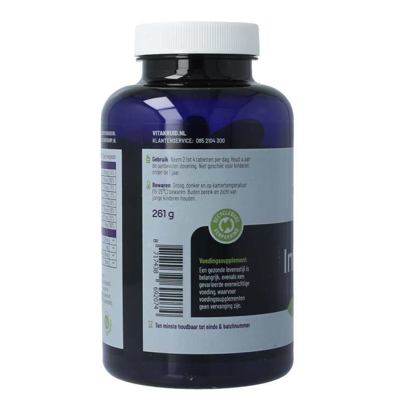 Vitakruid Intestina Darmformule oa L-Glutamine Probiotica 120 Tabletten
