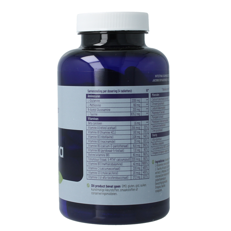 Vitakruid Intestina Darmformule oa L-Glutamine Probiotica 120 Tabletten