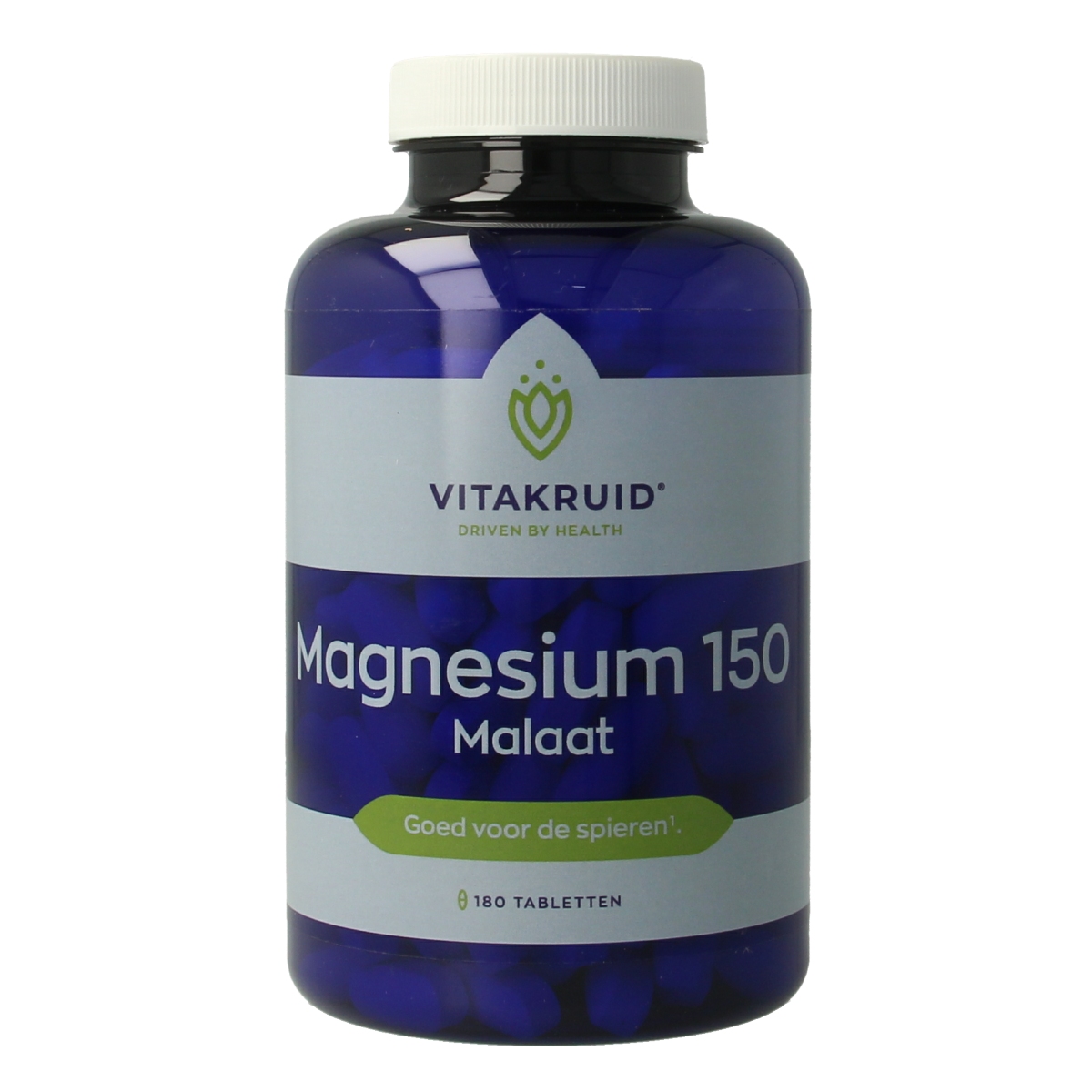 Vitakruid Magnesium 150 Malaat met Vitamine B6 (P-5-P) 180.00 Tabletten