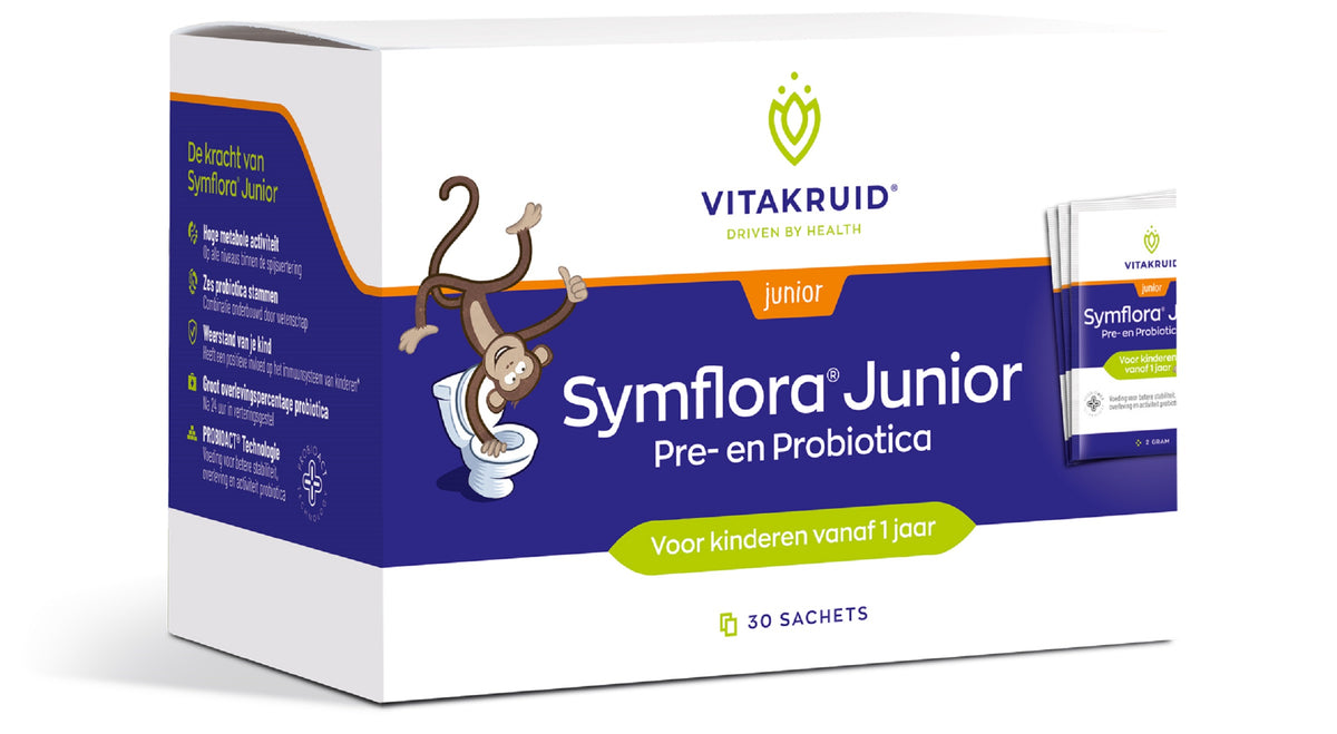 Vitakruid Symflora Junior Pre- en Probiotica voor kinderen 30.00 Sachets